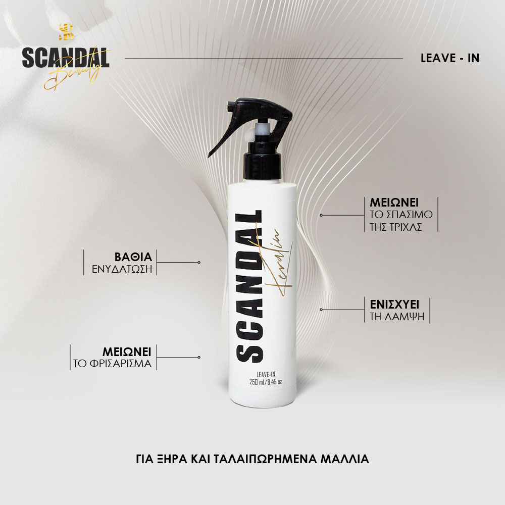 Leave-In Κερατίνης “SmoothSilk” – Χωρίς Ξέβγαλμα με Μετάξι & Πανθενόλη (250ml) - Image 2